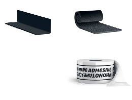 CORNER-S WALL-S PHONOTAPE ADHESIVE, accessory items for sound insulation